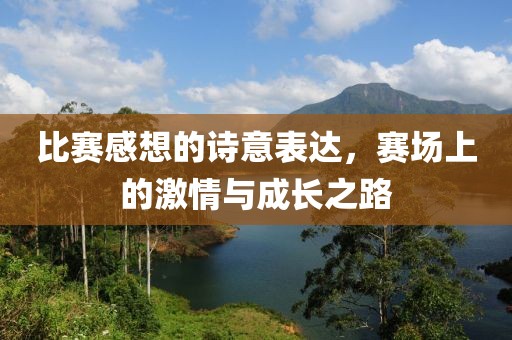 比赛感想的诗意表达，赛场上的激情与成长之路