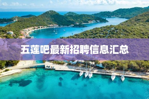 五莲吧最新招聘信息汇总