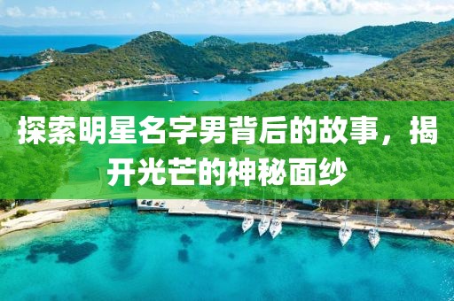 探索明星名字男背后的故事，揭开光芒的神秘面纱
