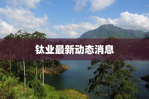 钛业最新动态消息