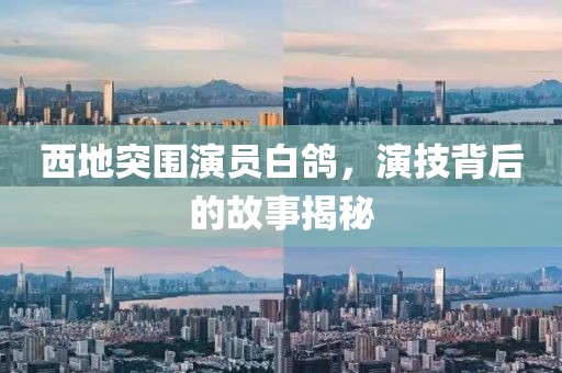 西地突围演员白鸽，演技背后的故事揭秘