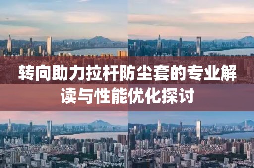 转向助力拉杆防尘套的专业解读与性能优化探讨