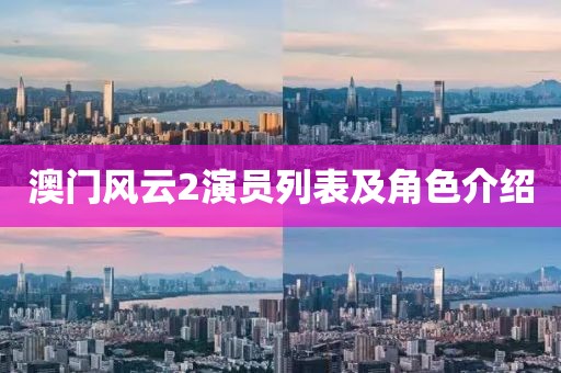 澳门风云2演员列表及角色介绍