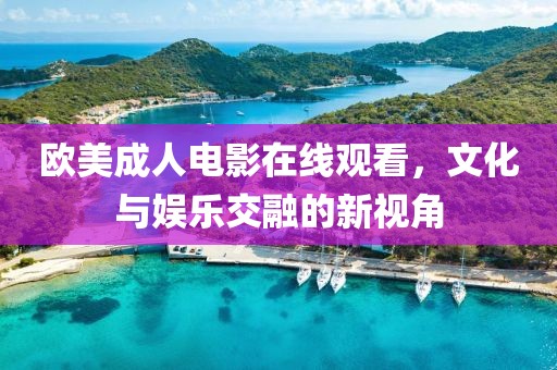 欧美成人电影在线观看，文化与娱乐交融的新视角