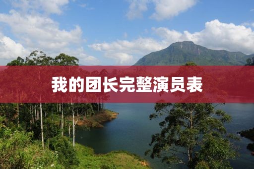我的团长完整演员表
