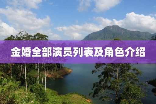 金婚全部演员列表及角色介绍
