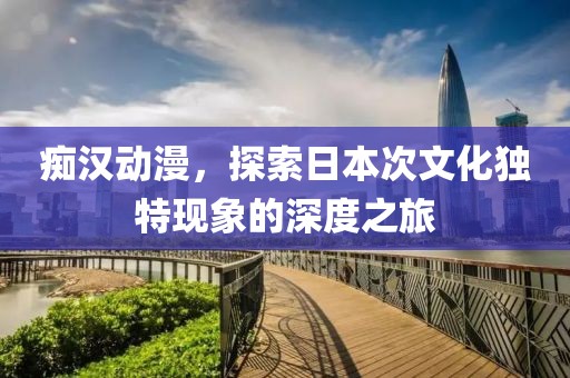 痴汉动漫，探索日本次文化独特现象的深度之旅