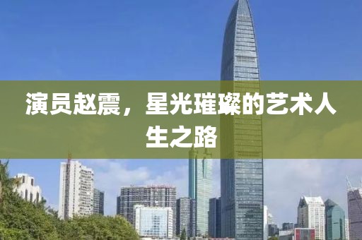 演员赵震，星光璀璨的艺术人生之路
