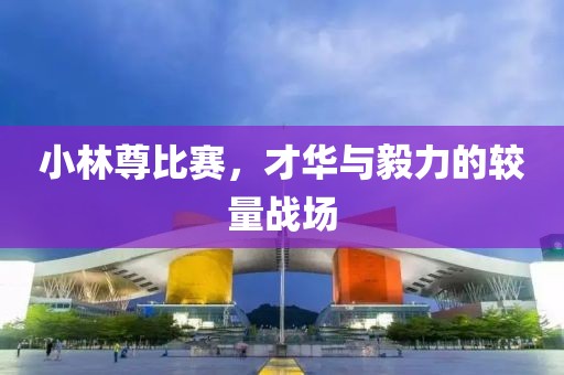 小林尊比赛，才华与毅力的较量战场