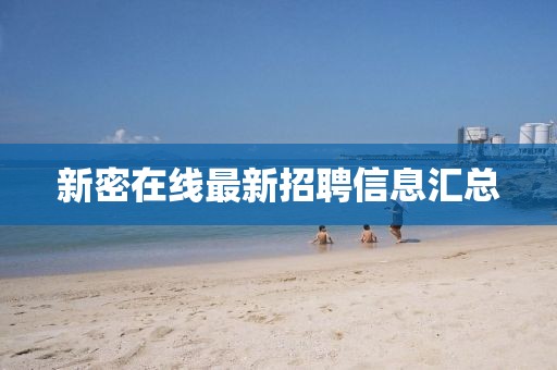 新密在线最新招聘信息汇总