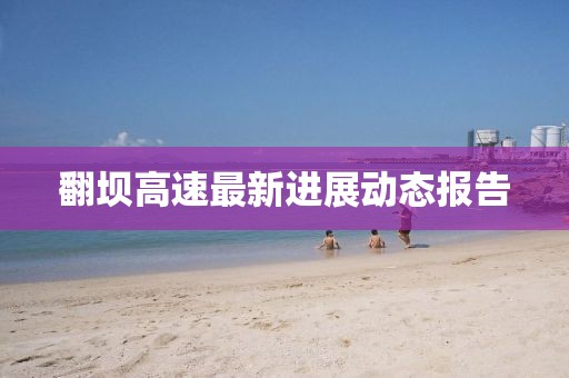 翻坝高速最新进展动态报告
