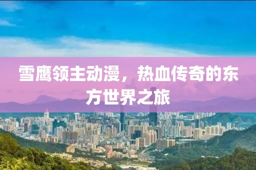 雪鹰领主动漫，热血传奇的东方世界之旅