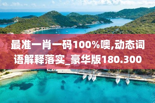 最准一肖一码100%噢,动态词语解释落实_豪华版180.300