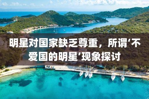 明星对国家缺乏尊重，所谓‘不爱国的明星’现象探讨