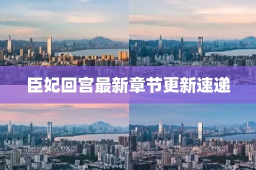臣妃回宫最新章节更新速递