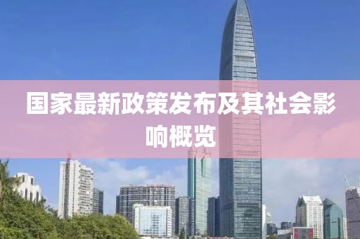 国家最新政策发布及其社会影响概览