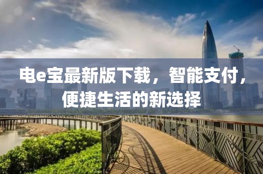电e宝最新版下载，智能支付，便捷生活的新选择
