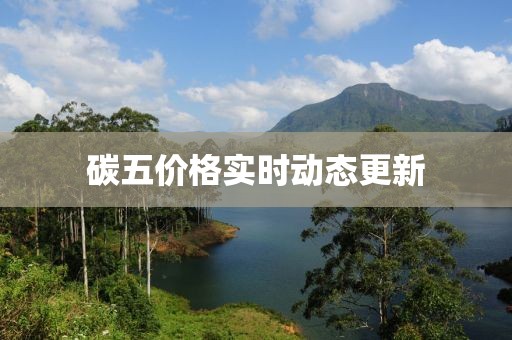 碳五价格实时动态更新