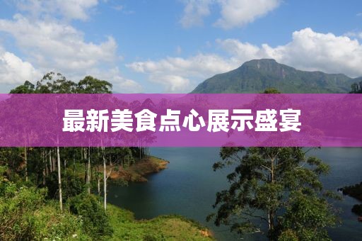 最新美食点心展示盛宴