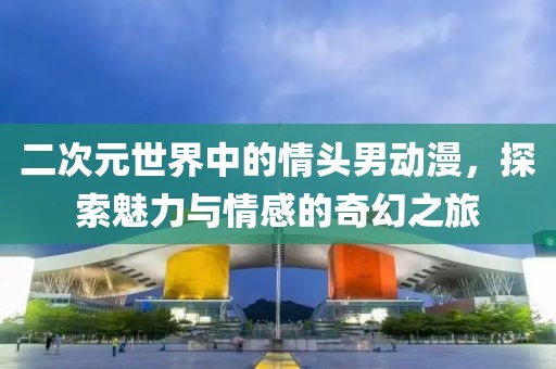 二次元世界中的情头男动漫，探索魅力与情感的奇幻之旅