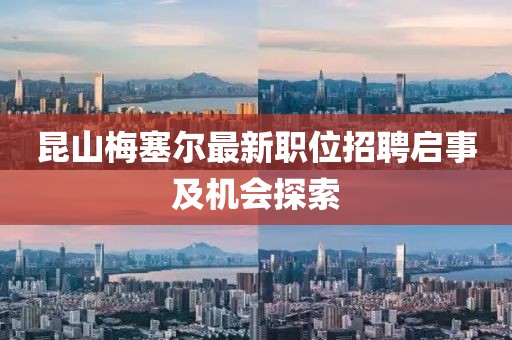 昆山梅塞尔最新职位招聘启事及机会探索