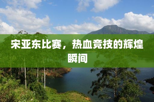 宋亚东比赛，热血竞技的辉煌瞬间