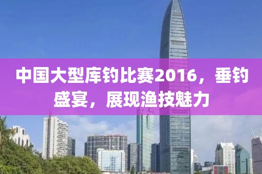 中国大型库钓比赛2016，垂钓盛宴，展现渔技魅力