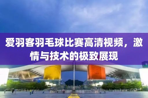 爱羽客羽毛球比赛高清视频，激情与技术的极致展现