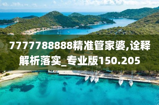 7777788888精准管家婆,诠释解析落实_专业版150.205