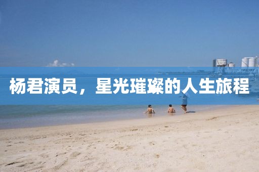 杨君演员，星光璀璨的人生旅程