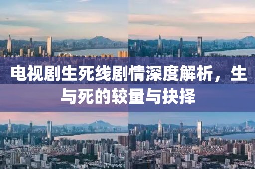 电视剧生死线剧情深度解析，生与死的较量与抉择