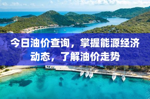 今日油价查询，掌握能源经济动态，了解油价走势