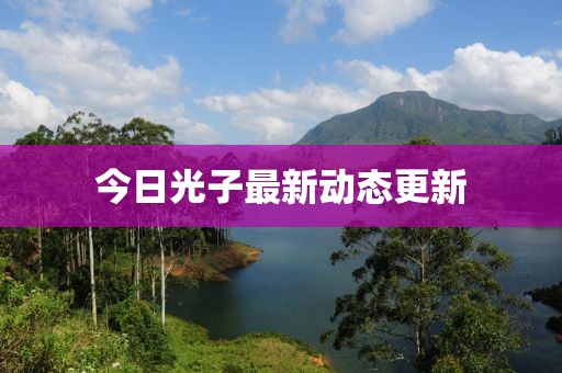今日光子最新动态更新