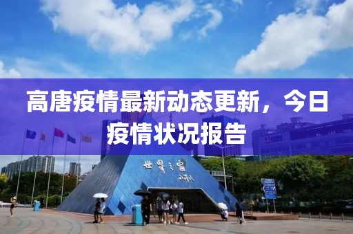 高唐疫情最新动态更新，今日疫情状况报告