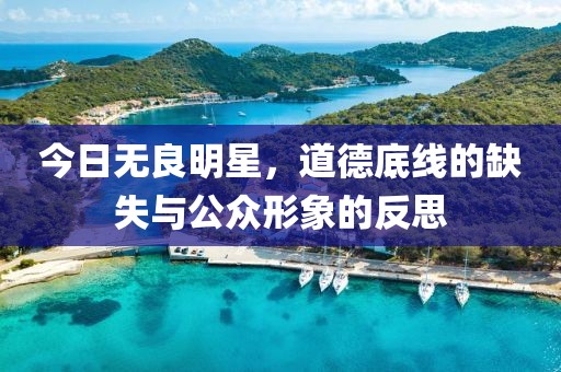 今日无良明星，道德底线的缺失与公众形象的反思