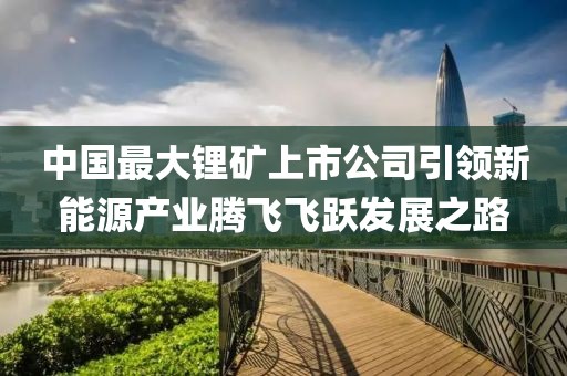 中国最大锂矿上市公司引领新能源产业腾飞飞跃发展之路