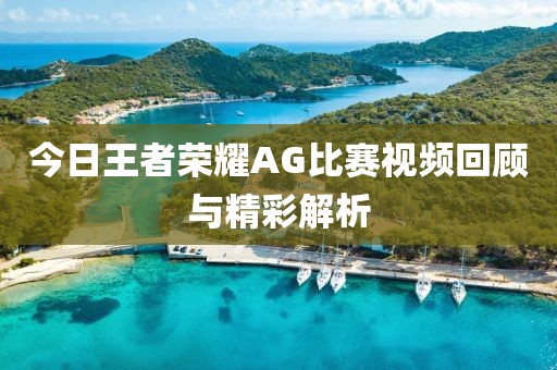 今日王者荣耀AG比赛视频回顾与精彩解析