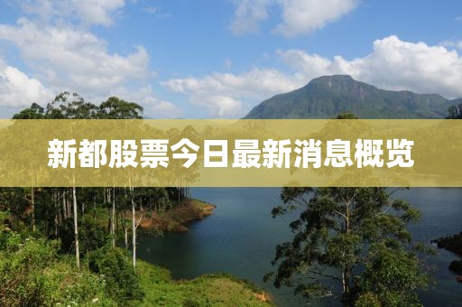 新都股票今日最新消息概览