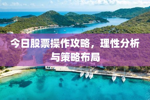 今日股票操作攻略，理性分析与策略布局