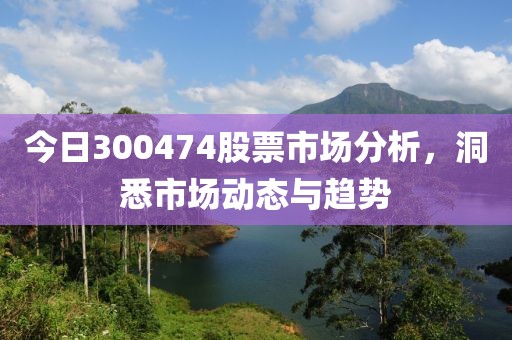 今日300474股票市场分析，洞悉市场动态与趋势