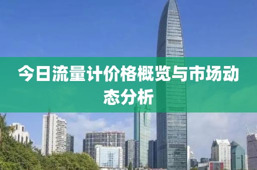 今日流量计价格概览与市场动态分析