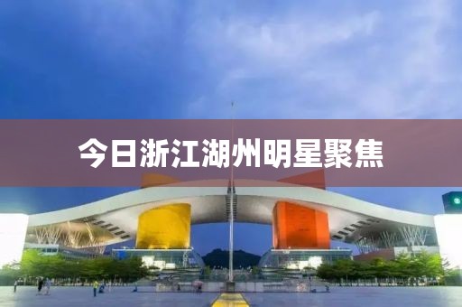 今日浙江湖州明星聚焦