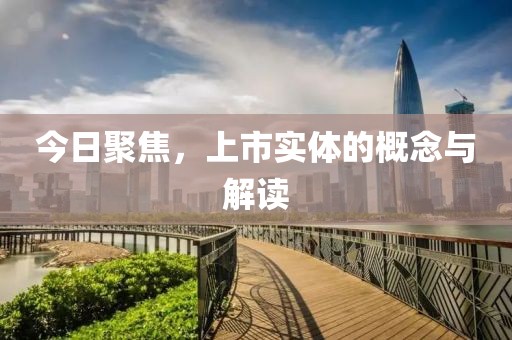 今日聚焦，上市实体的概念与解读