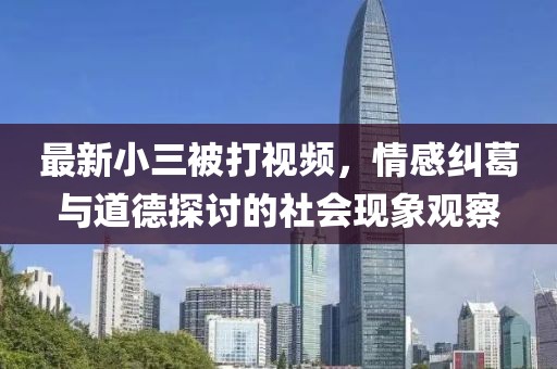 最新小三被打视频，情感纠葛与道德探讨的社会现象观察
