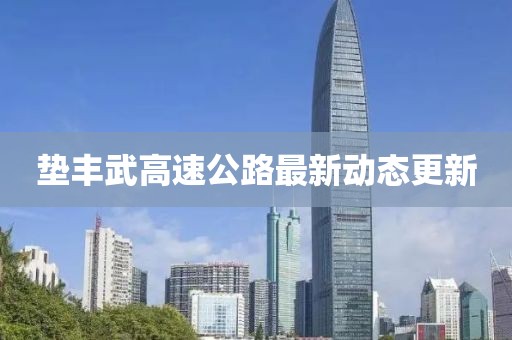 垫丰武高速公路最新动态更新