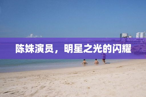 陈姝演员，明星之光的闪耀