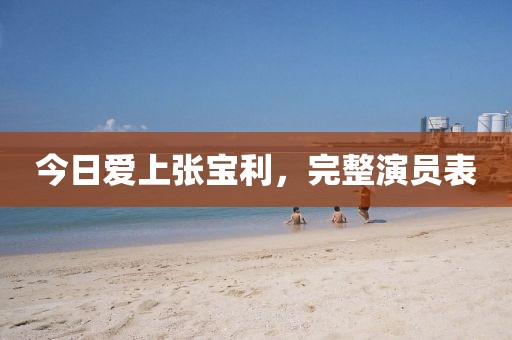 今日爱上张宝利，完整演员表