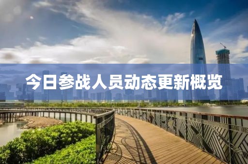 今日参战人员动态更新概览