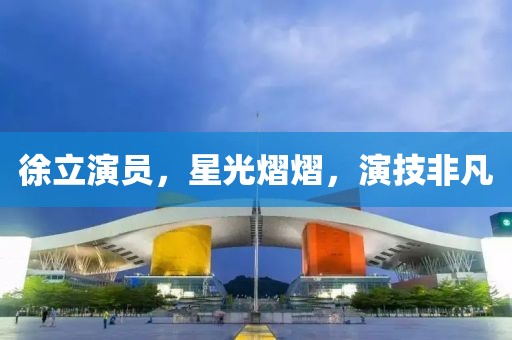 徐立演员，星光熠熠，演技非凡