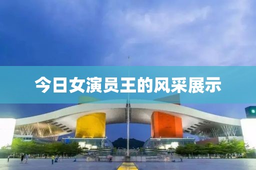 今日女演员王的风采展示